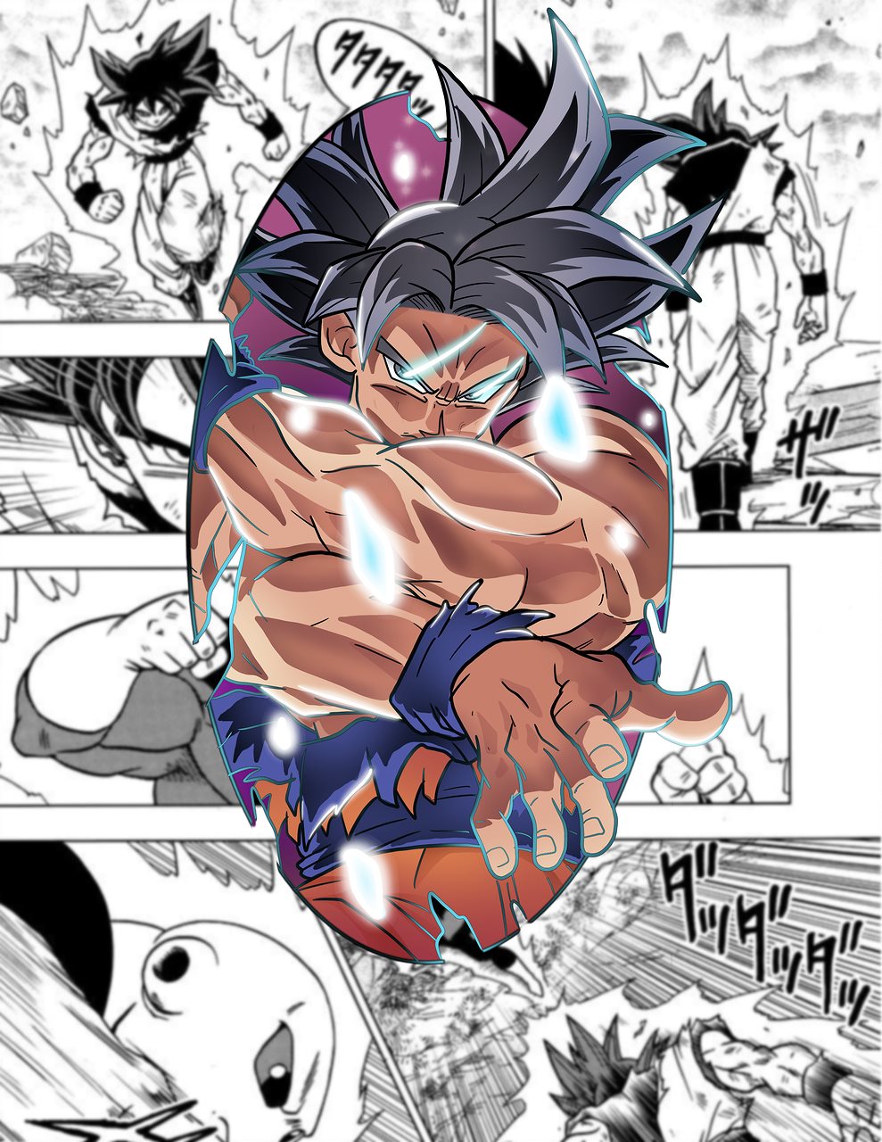 3d Motion Poster Vegeta and goku (lenticular)