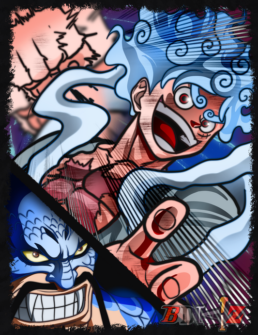 Luffy & Kaido 3d motion poster