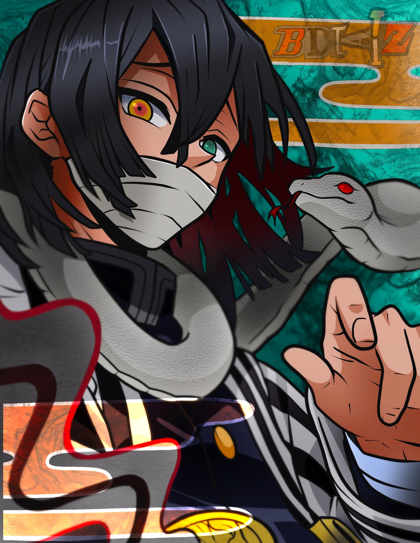 Demon Slayer Obani Poster (12x18)