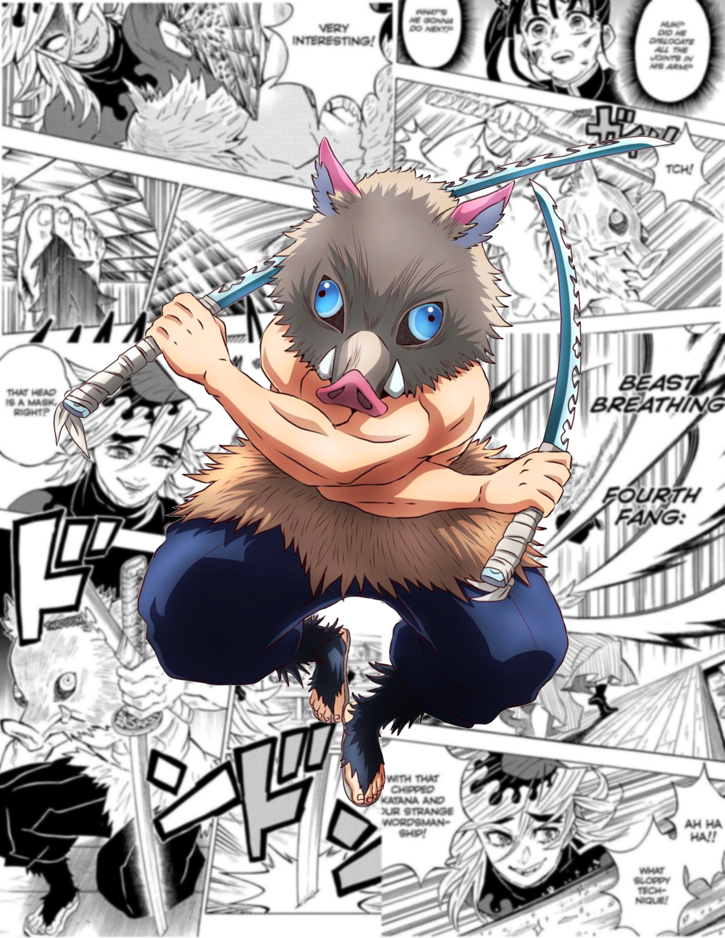 Inosuke Custom Poster (12x18)