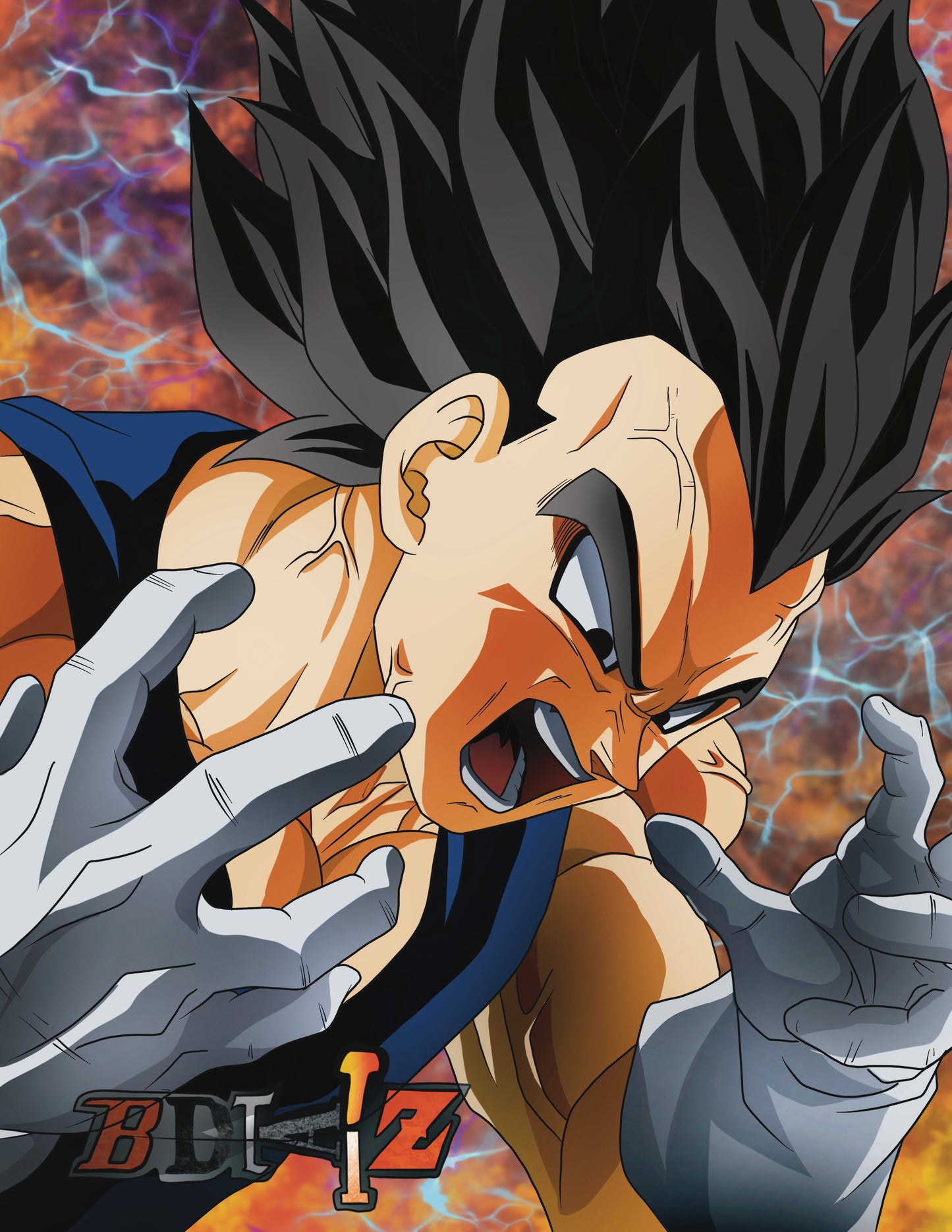 3d Motion Poster Vegeta (Lenticular)