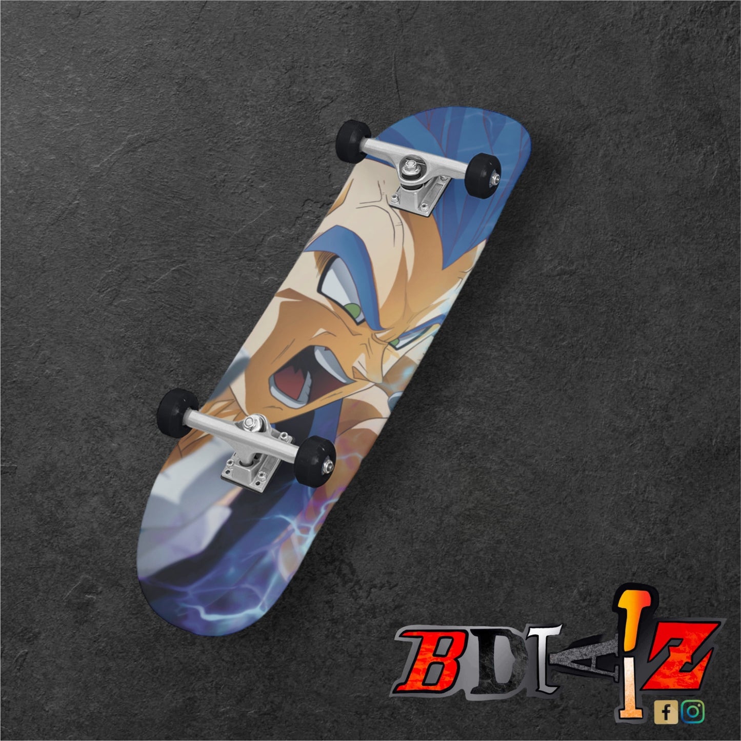 Vegeta Skateboard 8.0