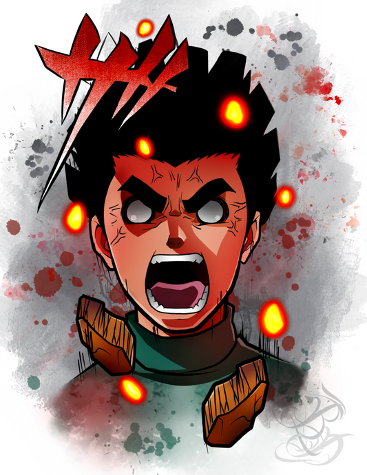Rock Lee Poster (12x18)