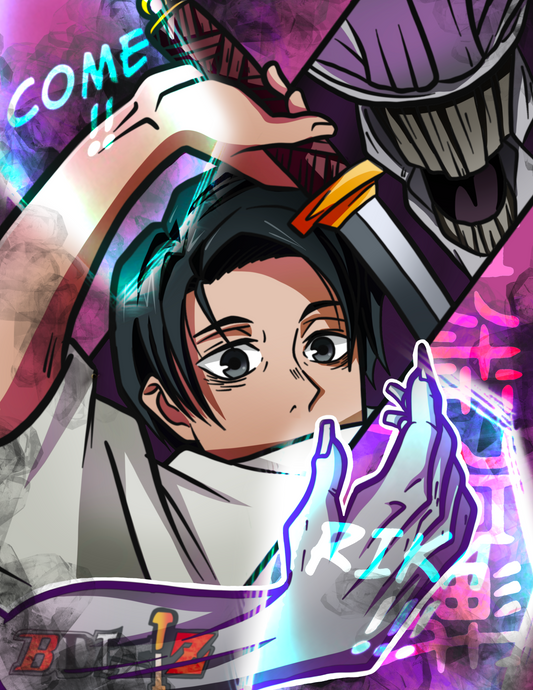 3d Motion Poster Rika And Yuta ( Lenticular)