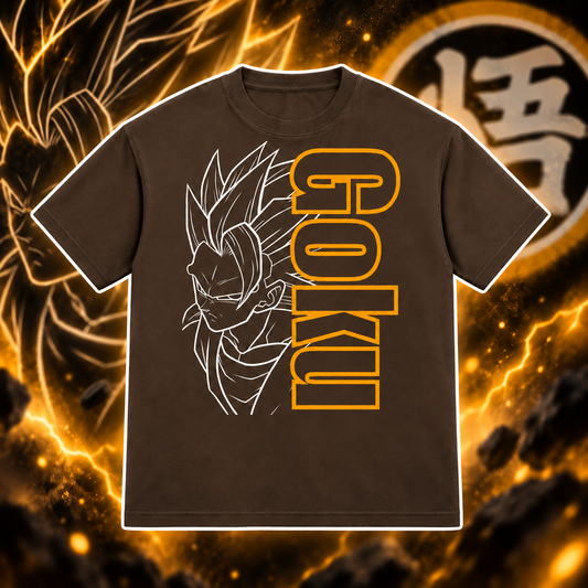 Goku SSJ3 T-Shirt - Brown