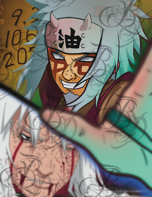 Naruto and Jiraiya